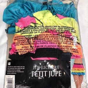 NWT! Raver Festival Skirt Multicolor One Size